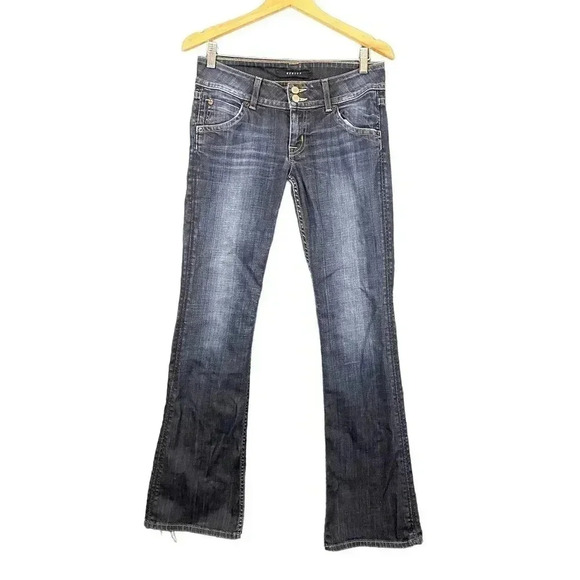 Hudson Women's Denim Jeans 28 Blue Pants Signature Bootcut Button Pockets - Picture 1 of 12